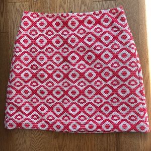 LOFT Geometric Print Skirt